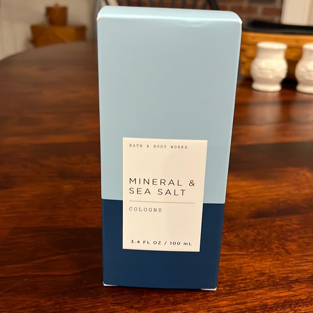 NWT bath and Bodyworks men’s mineral and sea salt